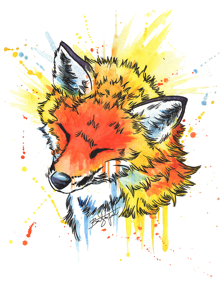 Fox (watercolor)