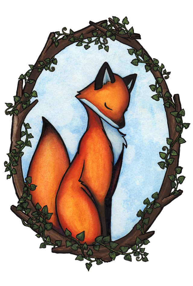 Fox_and_ivy