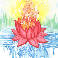 Lotus Watercolor